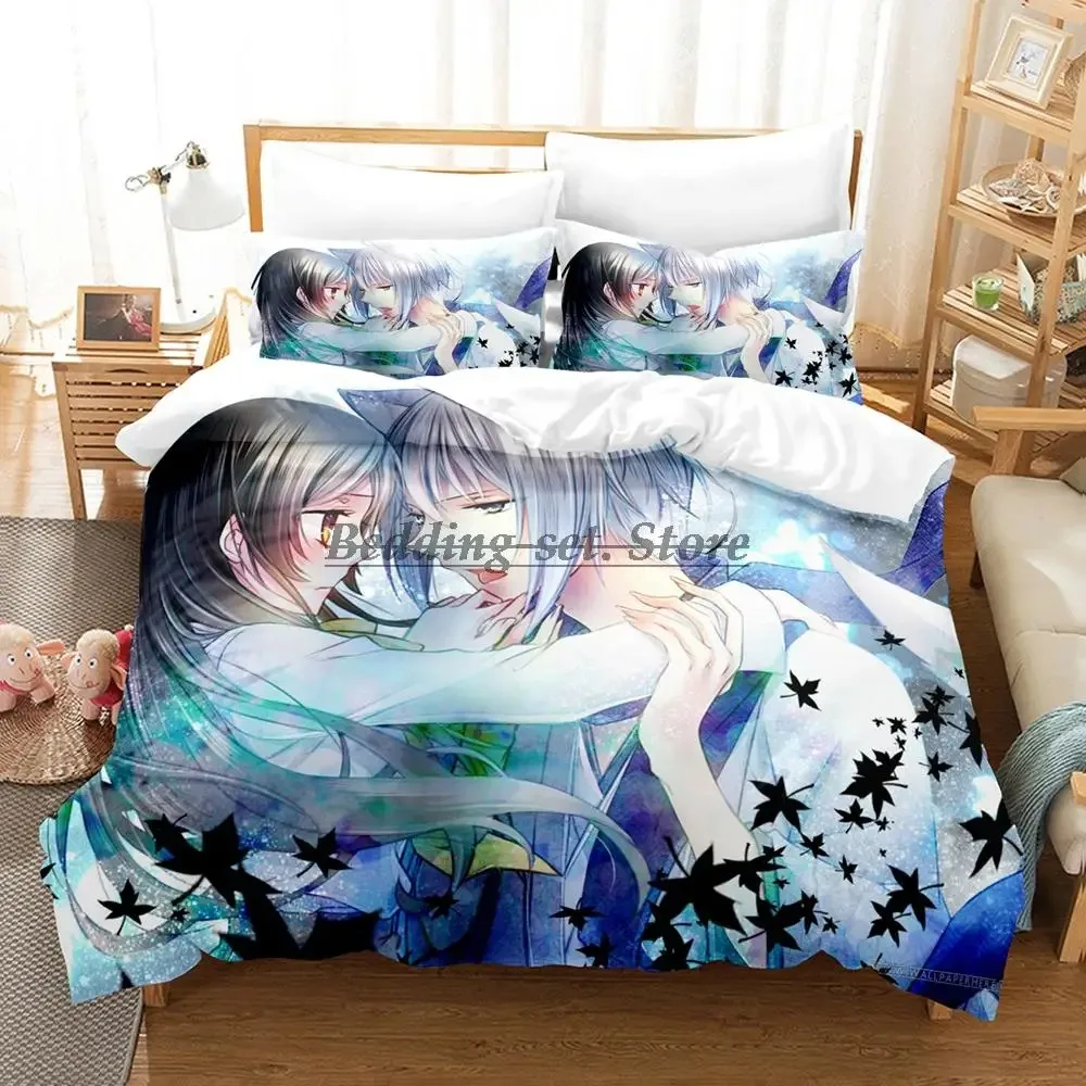 2023 Kamisama Kiss Kamisama Love Bedding Set Single Twin Full Queen King Size Bed Set Aldult Kid Bedroom Duvetcover Sets Anime