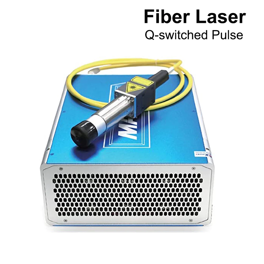 

Волоконный лазерный источник с Q-переключением 1064 нм для точной маркировки и гравировки — макс. 20 Вт, 30 Вт, 50 Вт — промышленное лазерное оборудование