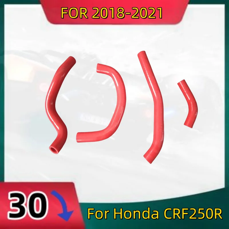 

NEW all Silicone Radiator Hose For Honda CRF250R 2018-2021 CRF 250 R CFR Pipe Tube Kit 2018 2019 2020 2021