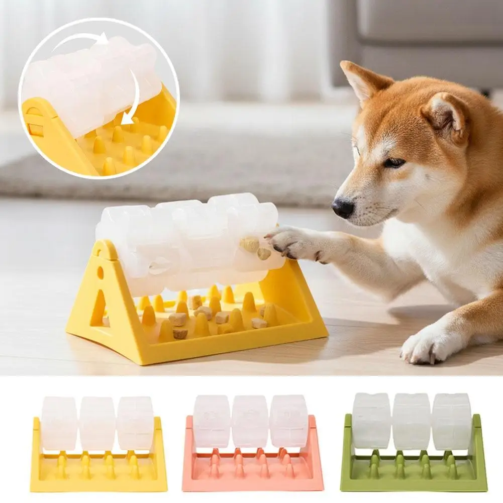 Juguete de Rompecabezas para Mascotas, Dispensador de Comida Lento e Interactivo para Perros, Anti-Asfixia, Material PP Resistente al Desgaste