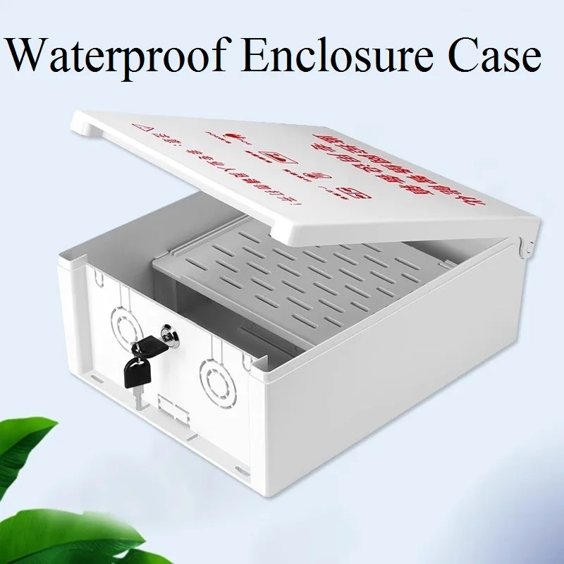 

Electrical Enclosure Case, Plastic Waterproof Enclosure Case with Lock, Rainproof Enclosure Box with Lock, Waterproof Sealed Box