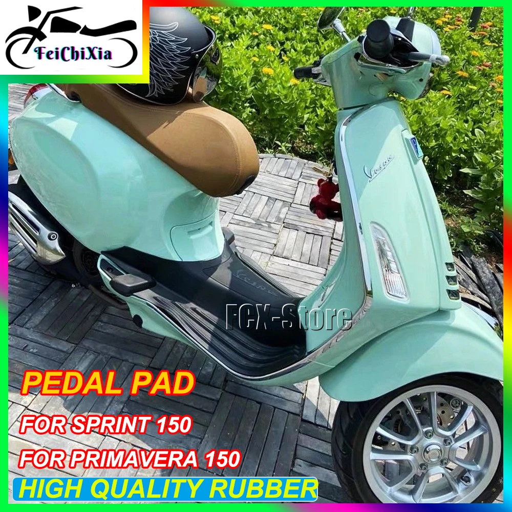 

Motorcycle Accessories Pedal Pad Footrest Rubber Pad For Vespa Sprint 150 Primavera 150 Sprint150 Primavera150 Pedal Cover