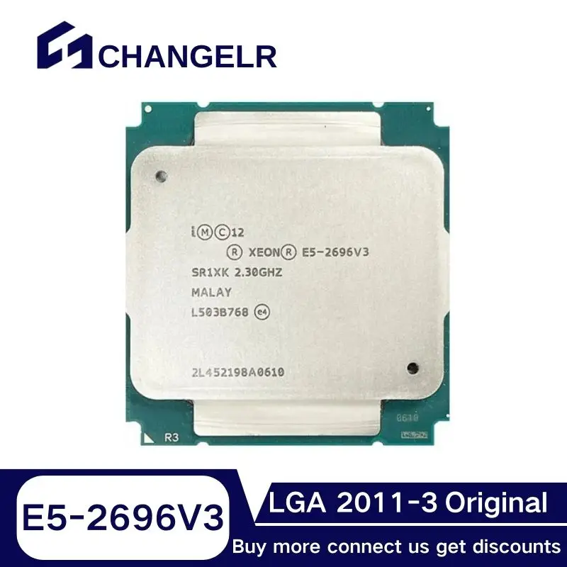 

Процессор Xeon E5-2696V3 SR1XK, 18 ядер, 36 потоков, Φ 22 нм, E5, ЦП