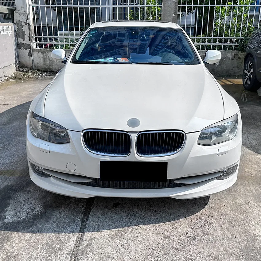 BMW 3 シリーズ E92 E93 LCI 2010-2012 自動車カーボンファイバーヘッドライト眉毛車のステッカー外装アクセサリーに適用