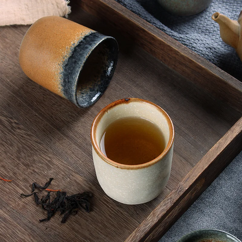 Tasse à thé en céramique artisanale japonaise, tasse d'eau pour usage domestique