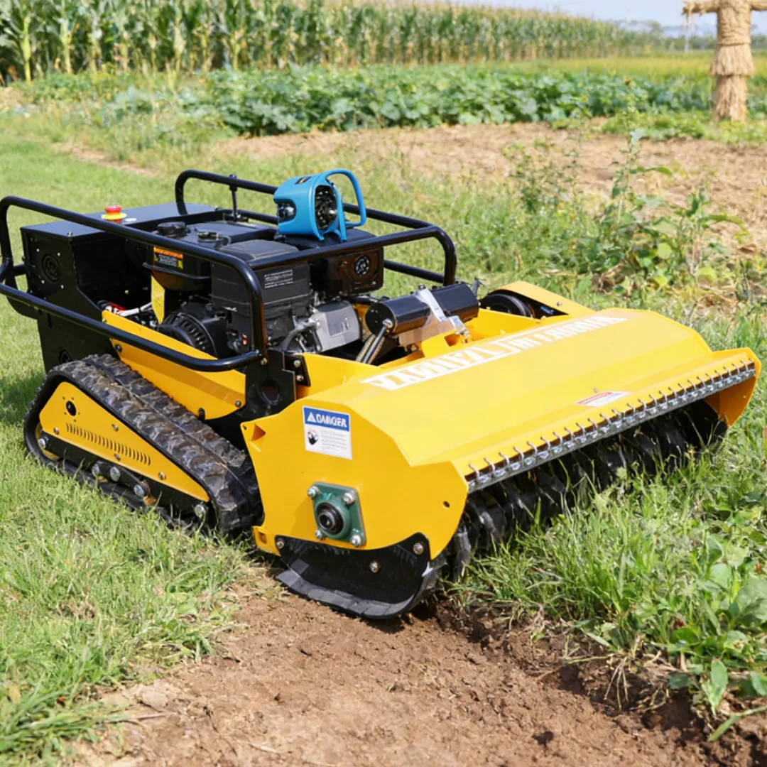 Customized CE EPA Approved All Terrain Remote System Flail Lawn Mower DIY Industrial Grade