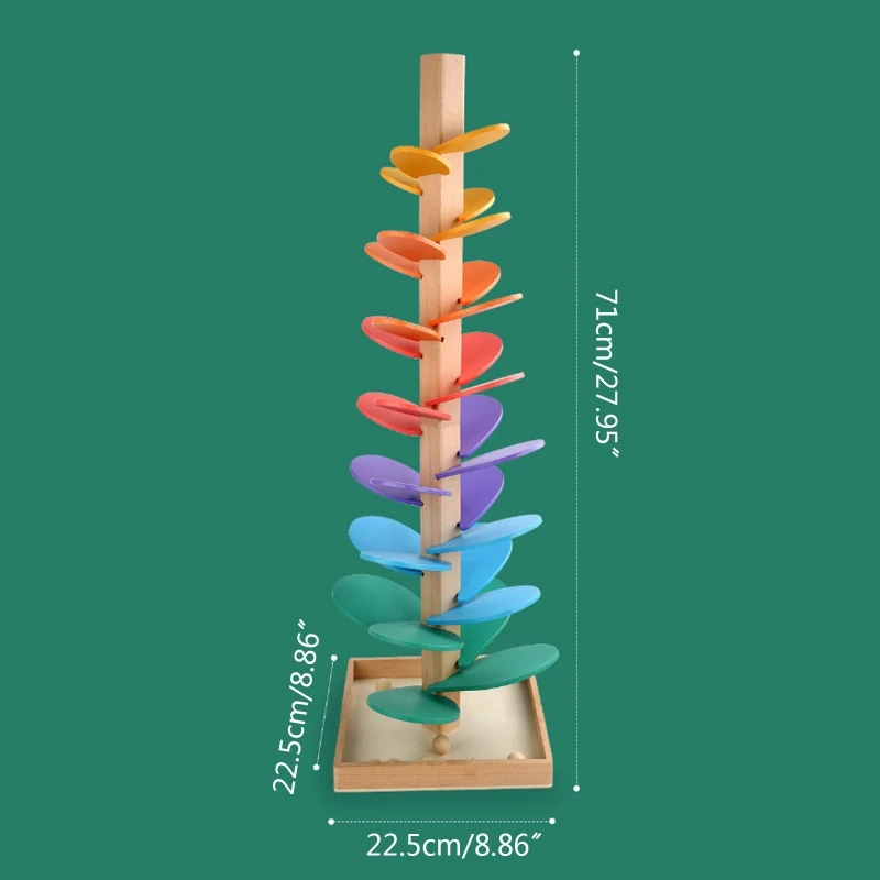 Music Tree Learning Educational Toy Assembly Toy Color Cognition Early Education Assembly Wooden