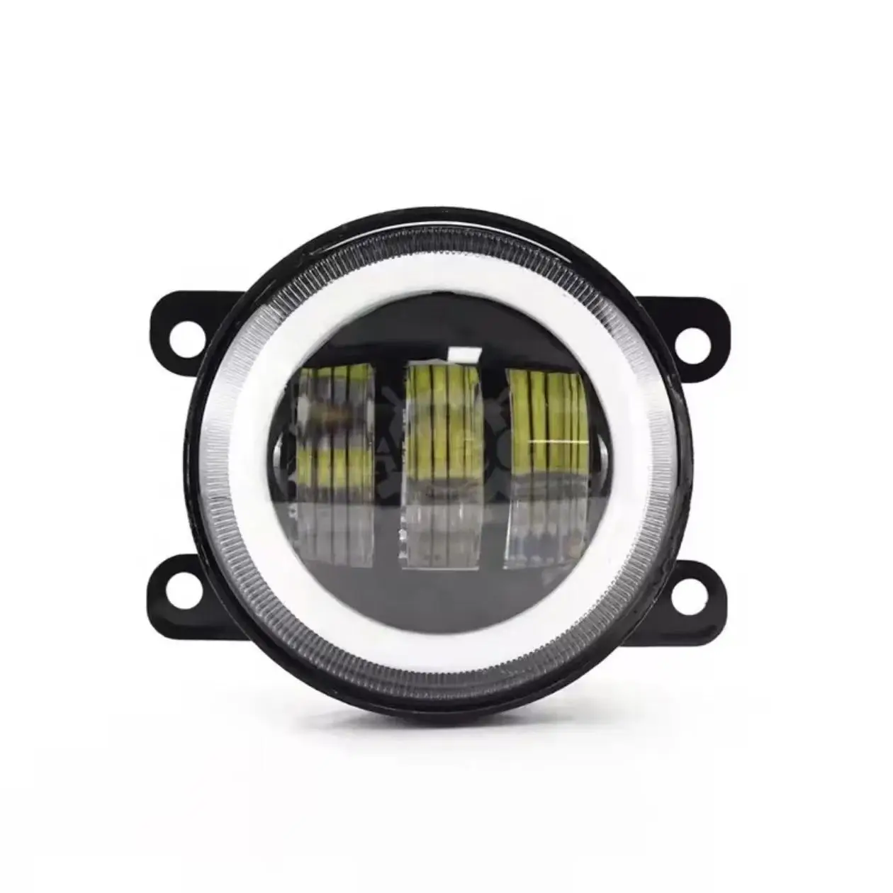 Factory Direct 4-Inch LADA Fog Lamp With Angel Eye Dual-Color Aperture LED New Condition 12V Voltage