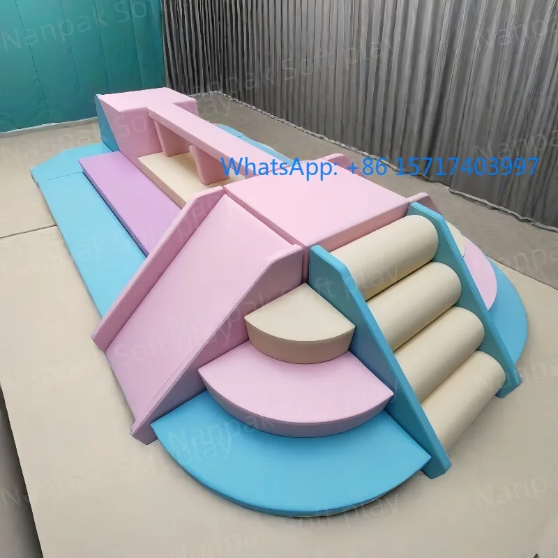 

Cute Pink Indoor Soft Game Equipment Children's Party