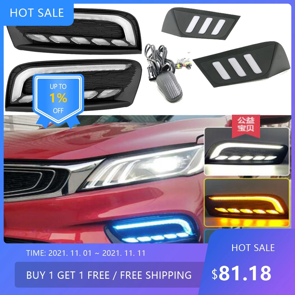 

auto bumper headlight for Geey Emgrand daytime light 2018~2019y auto accessories LED headlamp Geey Emgrand fog light