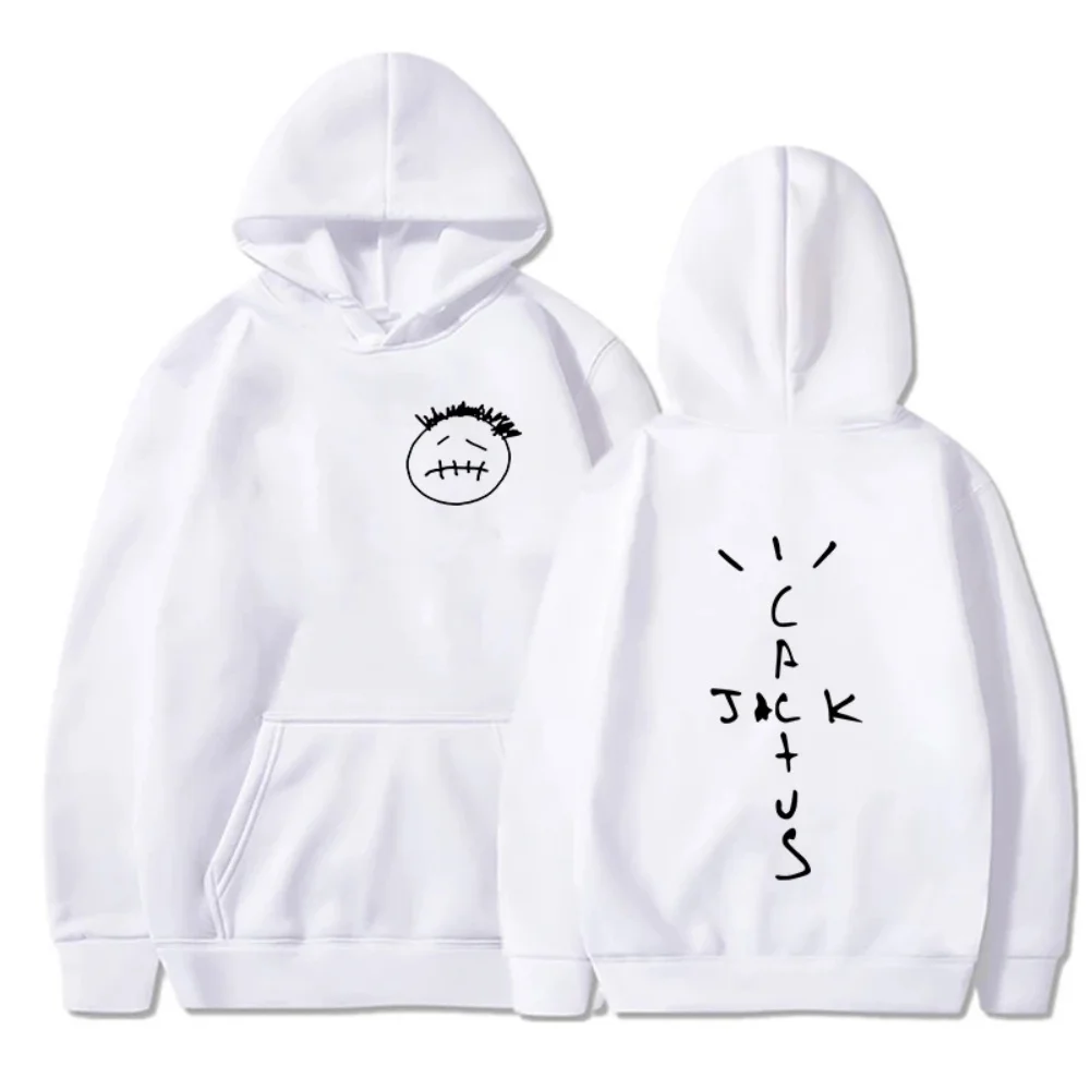 Rapper cactus jack álbum de música hoodies das mulheres dos homens moda hip hop moletom casual unisex manga longa oversized com capuz topos