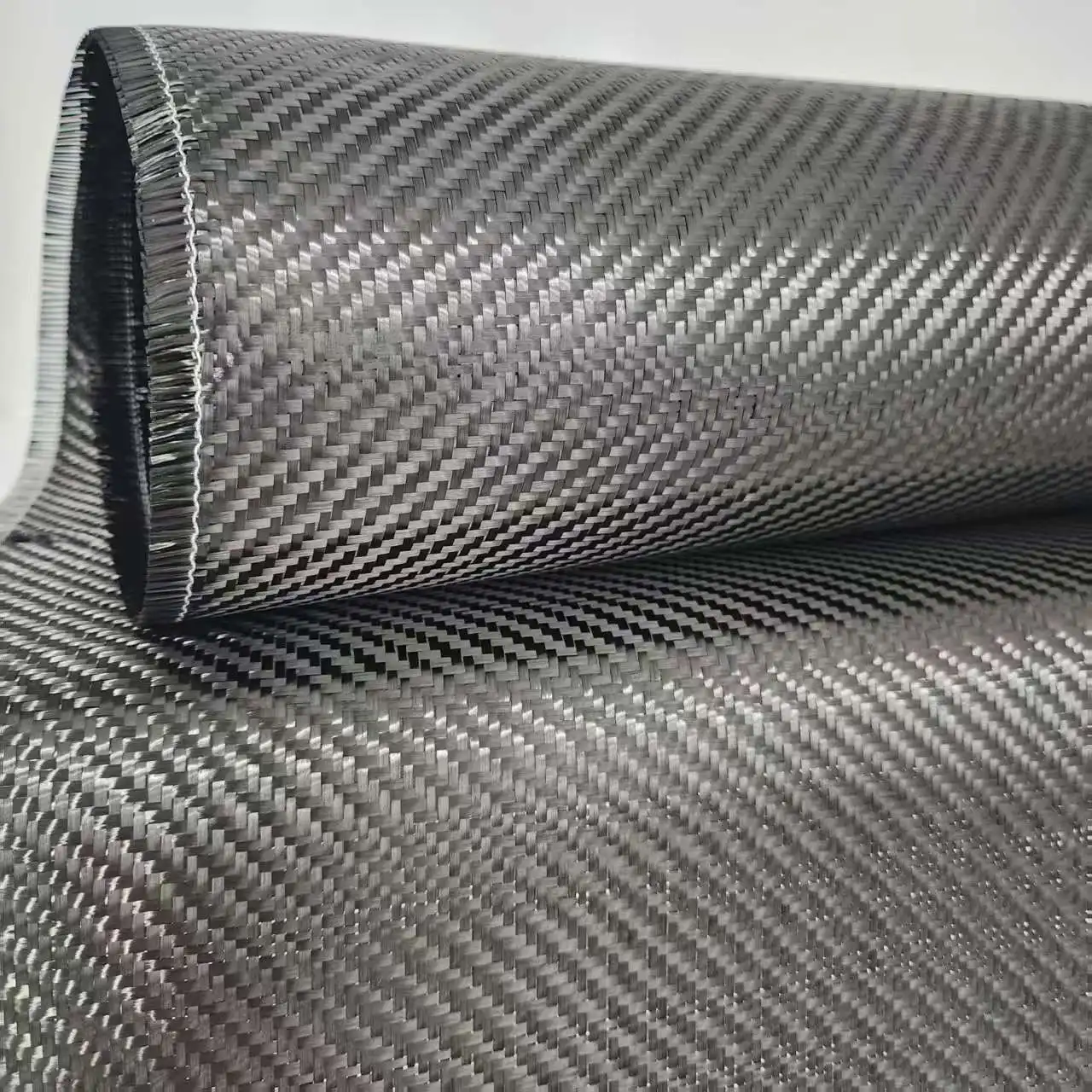 3K Hexagon Woven Carbon Fiber Fabric Roll, Waterproof Lightweight Cloth for Outdoor Luggage Bags and Automobile Industrial Match