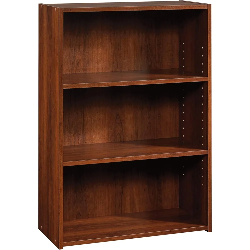 

Beginnings 3-Shelf Bookcase, Bookshelf with Adjustable Storage Shelves, in Brook Cherry finish