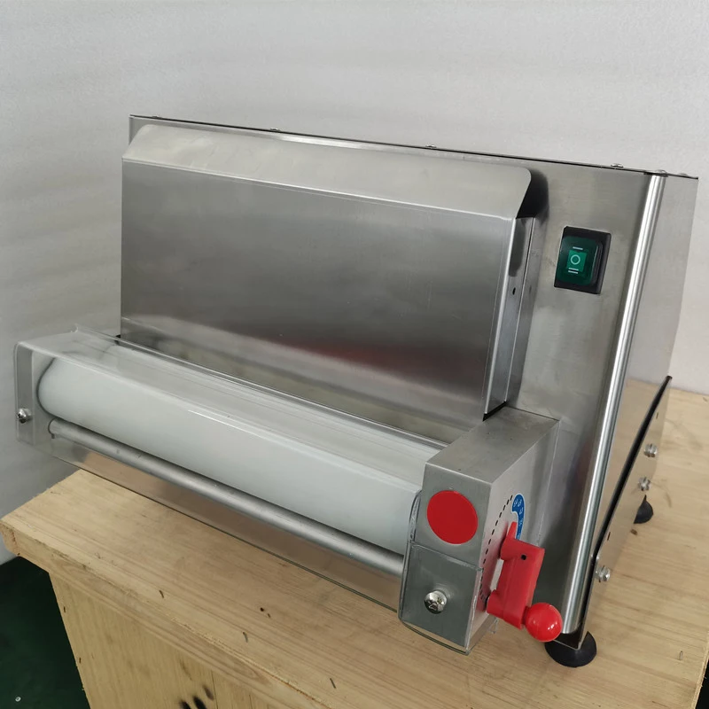 DR-5V/6V Electric Pizza Dough Roller Sheeter Machine Wall Hanging Suitable for Noodle Pizza Equipment Commercial Home