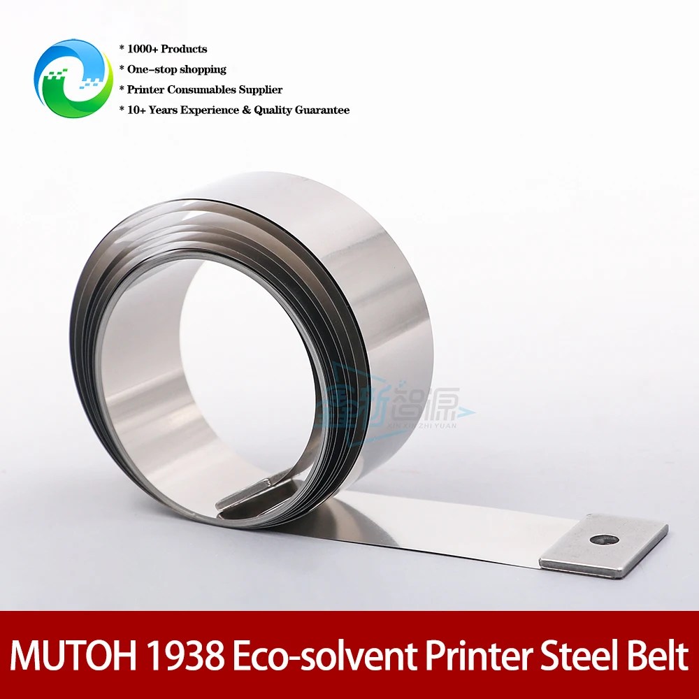 Peças de reposição! MUTOH 1938 Correia de aço para impressora eco-solvente Mutoh 1604 1624 Fita de aço inoxidável