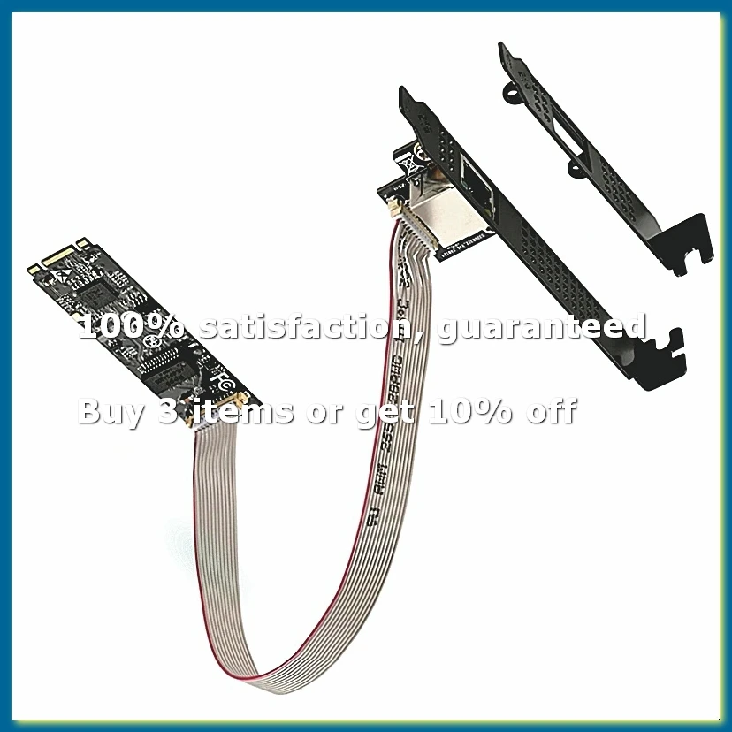 M.2 to 5G Network Card Realtek RTL8126 Chip PXE Diskless Boot E-Sports Game Network Card Wired RJ45 LAN Controller Card-DT30
