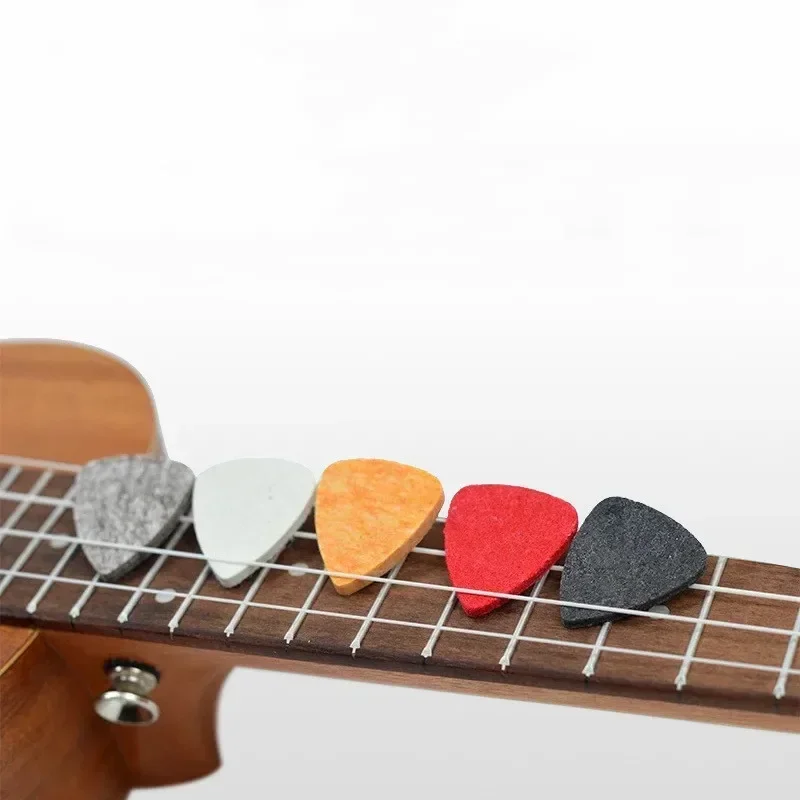 New Guitar Pick Ukulele Pick Thickness 3mm Material Felt Exclusive Ukelele Picks for Stringed Instruments Ukulele Accessories