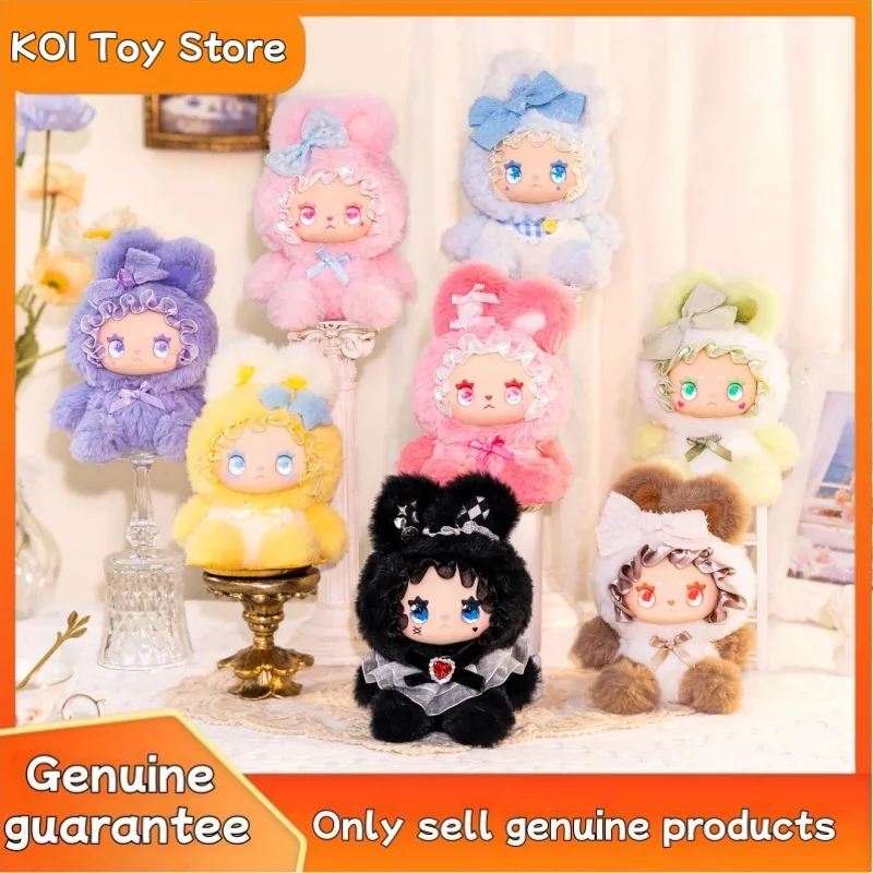 

Новая оригинальная милая EMMA Bunny Alliance Series, милая плюшевая слепая коробка, виниловая кукла с лицом, модель украшения, подвеска, игрушка, загадочная коробка, подарок