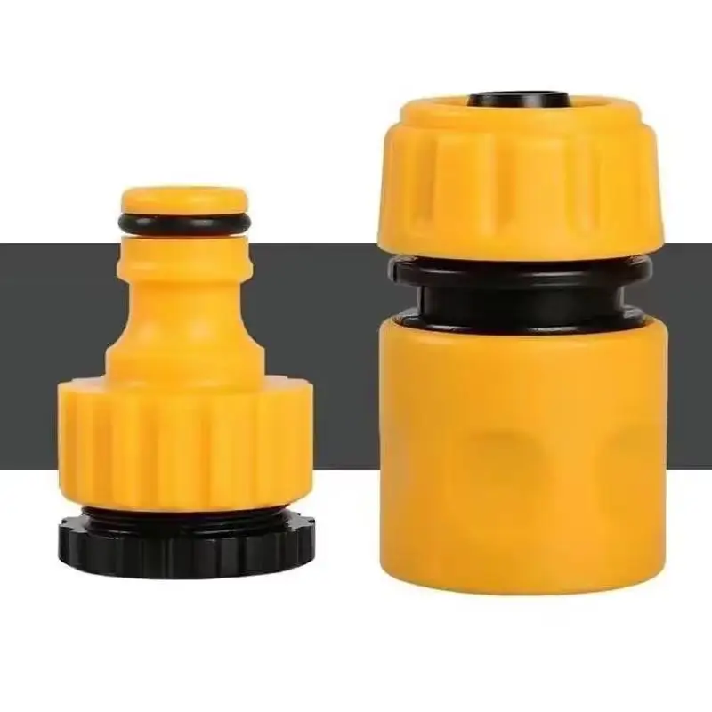New 4-point Plastic Garden Hose Quick Connectors With Leak Proof Design Quick Connection For Yard Watering Car Washing Garden