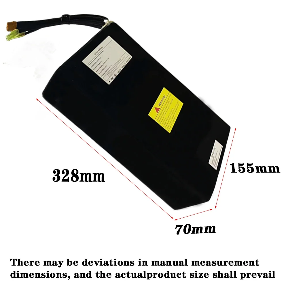 52V 33.6Ah/33600mAh 21700 14S7P Rechargeable Lithium Battery Pack Suitable For Dual Drive Scooter Battery