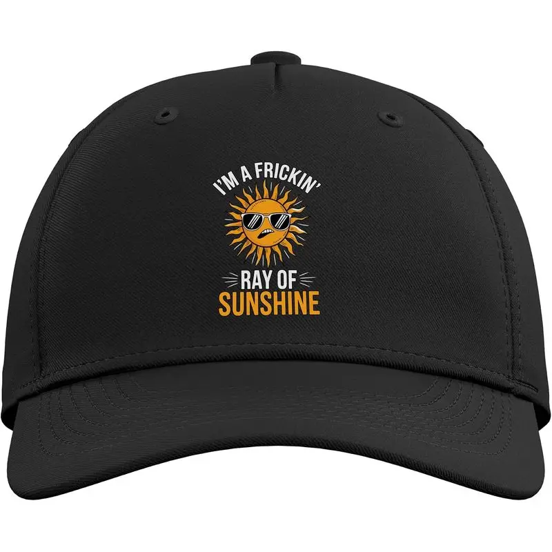 Funny Sarcastic I'm A Frickin' Ray of Sunshine Sarcasm Sun Adjustable Baseball Hat