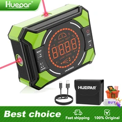 Huepar Digital Laser Angle Gauge 3-In-1 Electronic Protractor Angle Finder With LCD display & Magnetic Inclinometer Laser Dot