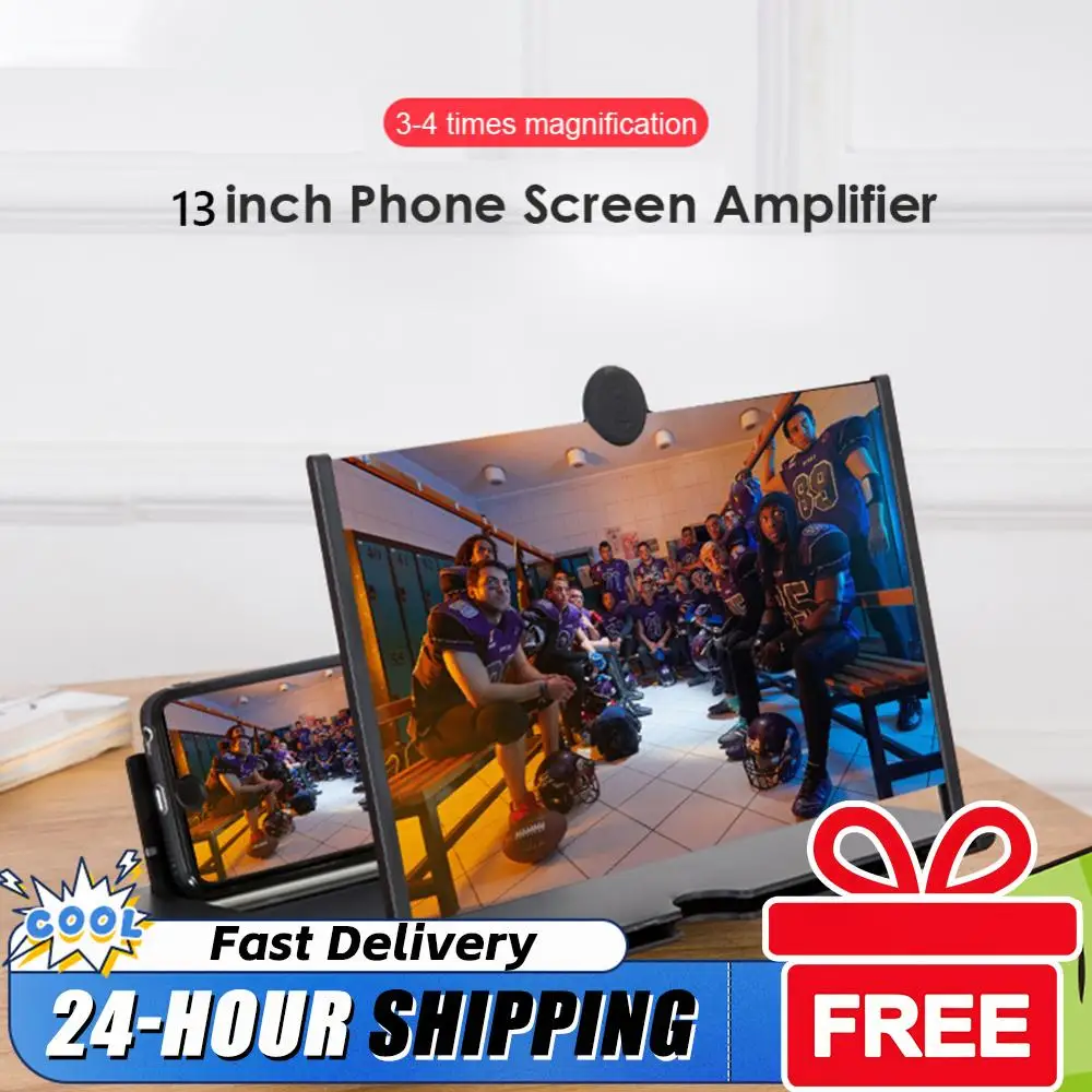 

10-дюймовый 3D-увеличитель экрана телефона, мобильный кинодисплей, увеличенный монитор