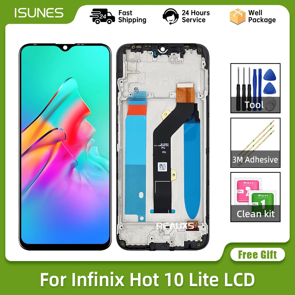مراجعة وتحليل شاشة lcd لجهاز Infinix Hot 10 Lite X657B BL 38CL