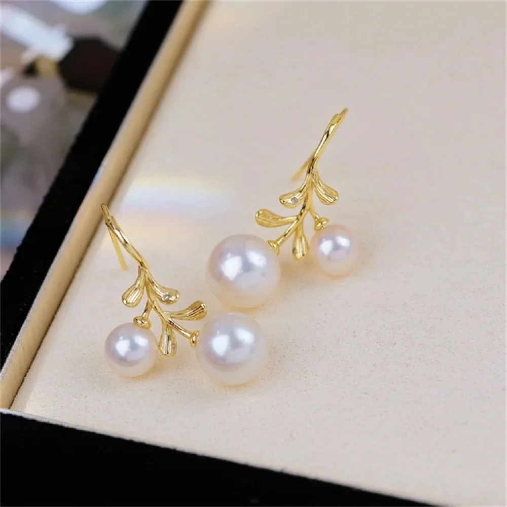 boucles-d'oreilles-en-perles-6-8mm-nouvelle-perle-aaaa-ronde-naturelle-akoya-vigne-branche-d'olivier-multi-925s