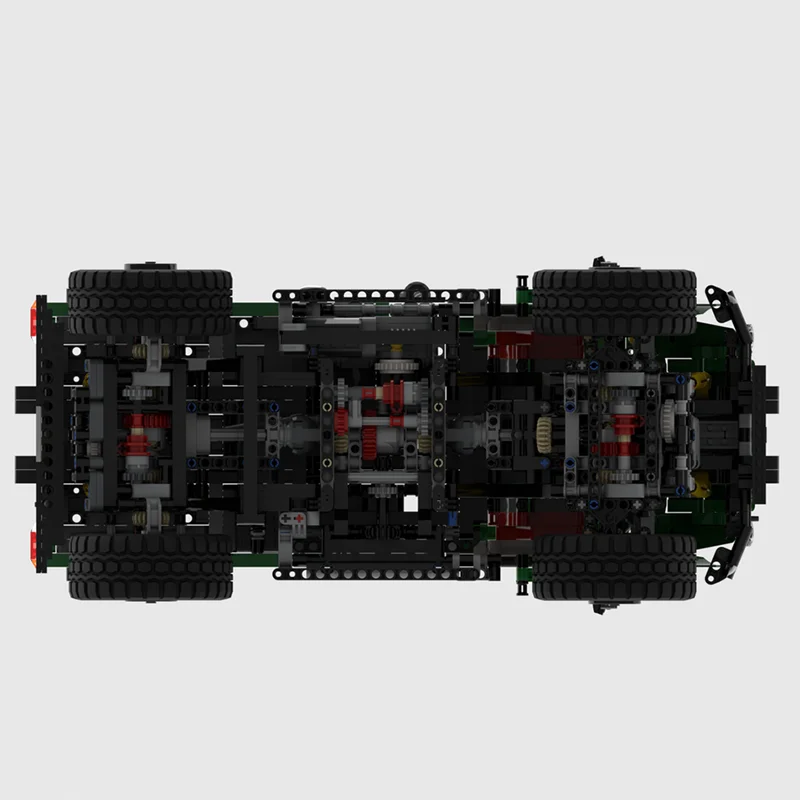 1848pcs MOC Unimoges U400 RC Trial Truck Technical Difflock Model Building Blocks Toys Architecture Christmas Gift Assemble 3D