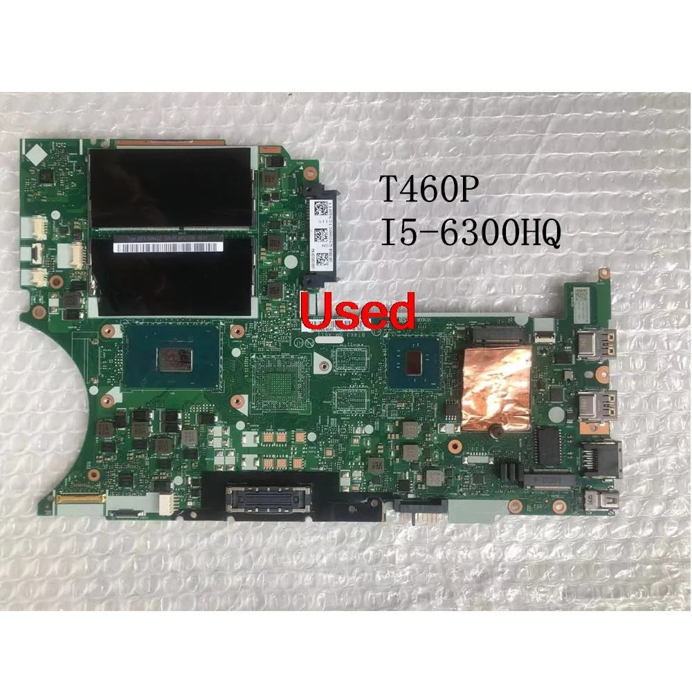 Used For Lenovo ThinkPad T460P 20FW 20FX Laptop Motherboard CPU I5-6300HQ UMA FRU 01HX098 01AV993 01YR861 01AV992 01HX096