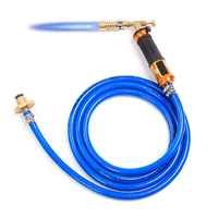 Flame Welding Torch Copper Aluminum Soldering Tool Liquefied Propane Gas Torch for Precious Metal Melting Gas Torch Blower