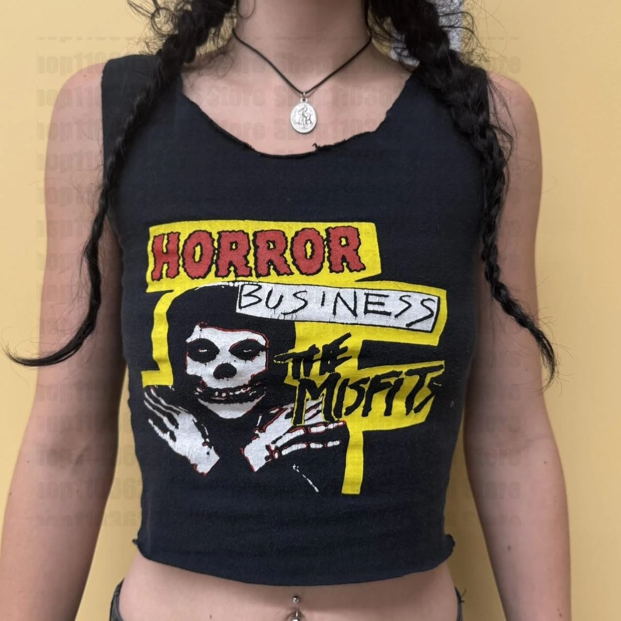 2000s Punk Grafica Canotta Top Grunge Vintage Abiti gotici Corsetto da donna Canotta estiva Streetwear Y2k Top Emo anni '90 Crop Top
