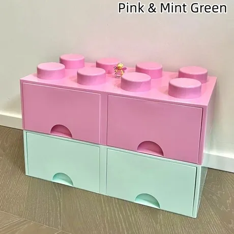 Dopamine building block storage box high value cute bedroom female build drawer