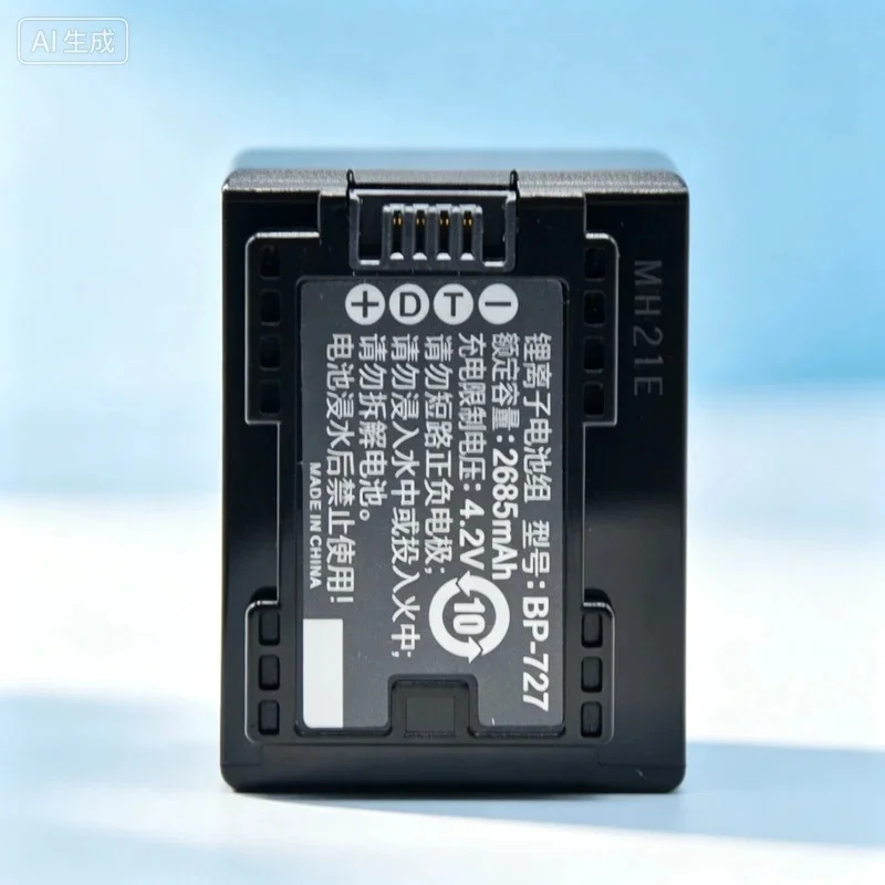 A++ New BP-727 Battery for HF R606 R706 M506 R56 R66 R76 R806 R86 Camcorder