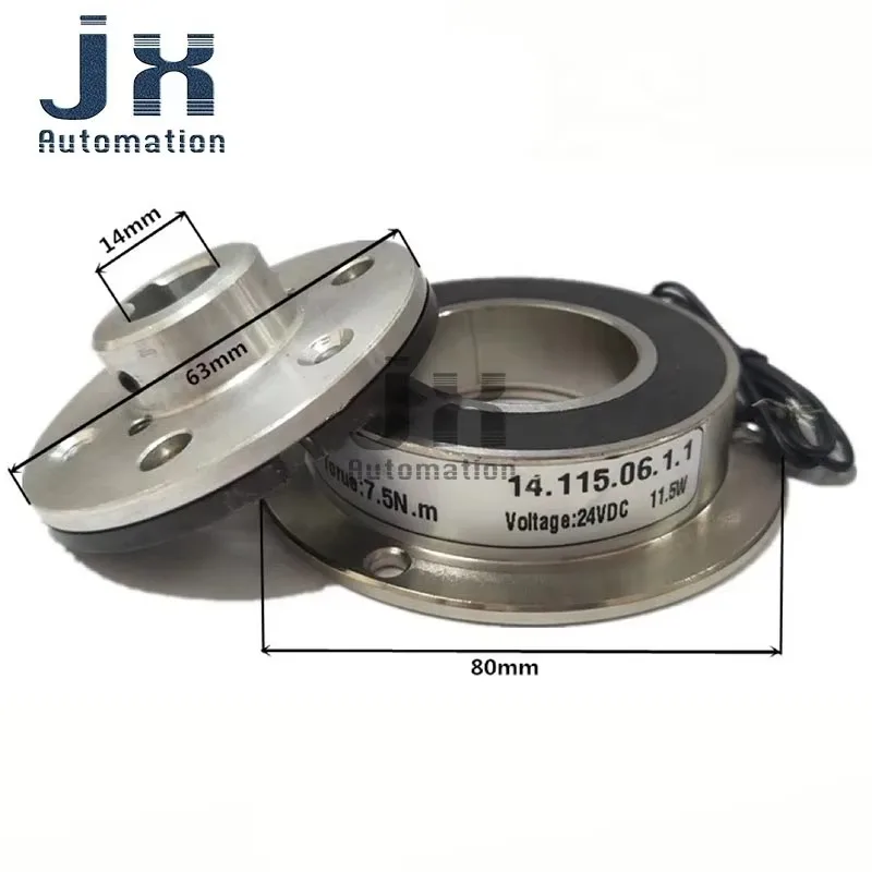 14.115 Series 24VDC 11.5W 7.5Nm Electromagnetic Brake 14.115.06.1.1 / 14.115.06.1.2 /14.115.06.1.3