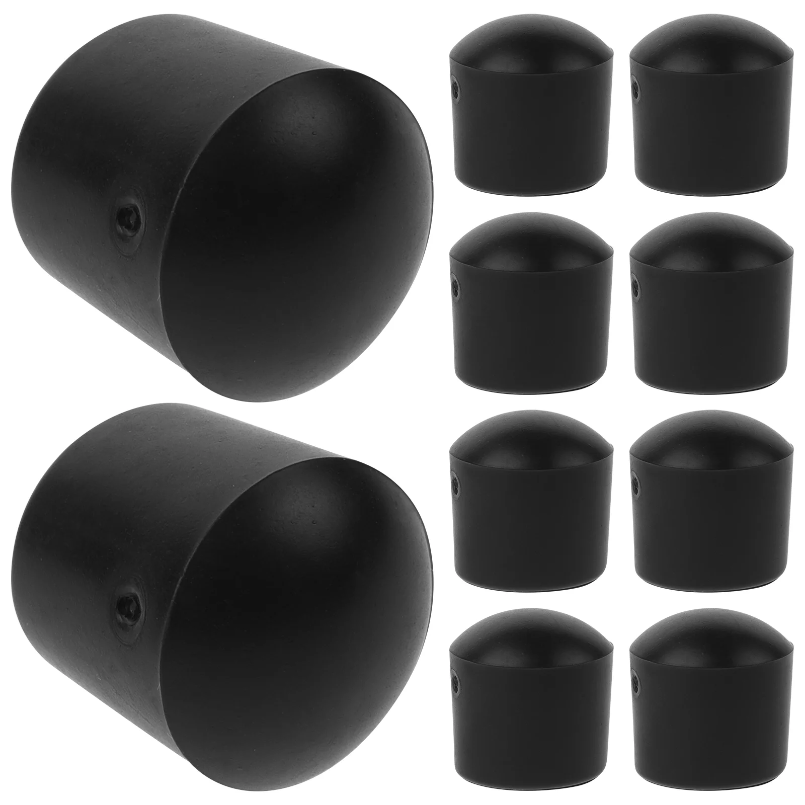 10 Pcs Football Machine Cap Foosball Rod Plug Table End Caps Accessories Plastic