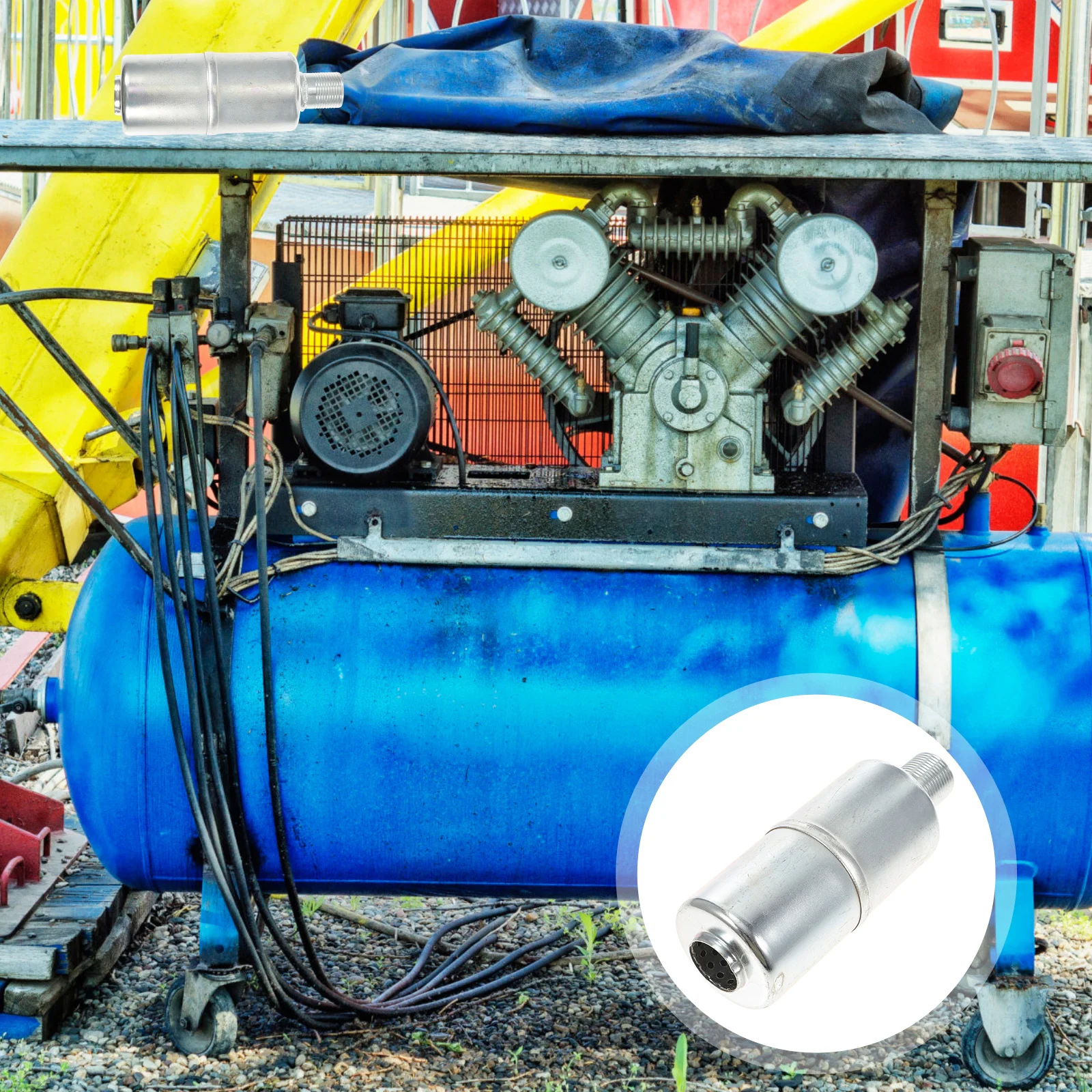 

DOITOOL Muffler for 212 Engine Lawnmower Generator Garden Equipment Small Engine Accessory