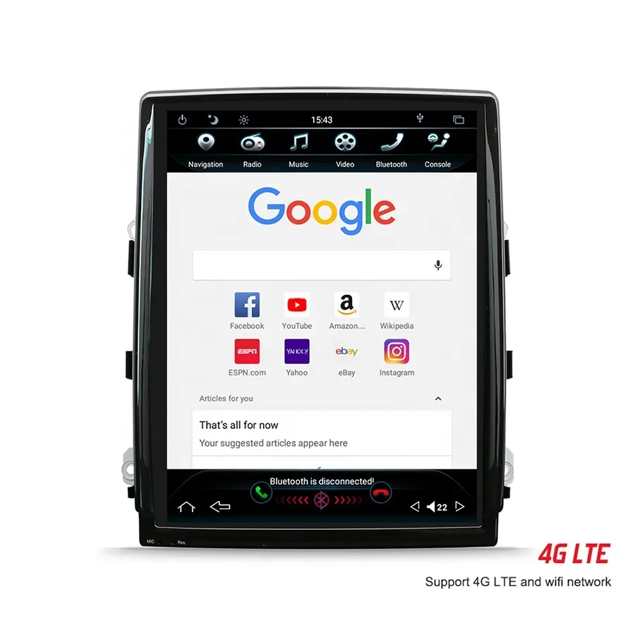 High quality6-Core 4+64GB Car Multimedia Player 10.4inch 768*1024 LCD Screen USB DSP Wireless Carplay for   Cayenne 2010-2