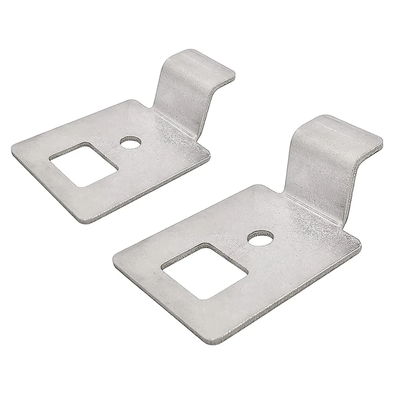 Golf Cart Seat Bottom Hinge Plate With Screws For Club Car Precedent 2004-Up (2 PCS) 1025546-01 102554601