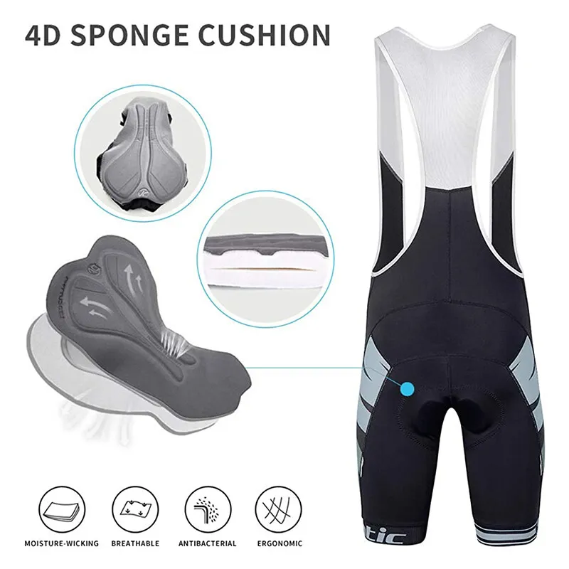 Santic Men Cycling Suits Cyling Jersey Bib Shorts MTB Bike Clothes Bicycle Jersey Sets for Men K20MT146