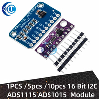 1PCS /5pcs /10pcs 16 Bit I2C ADS1115 ADS1015  Module ADC 4 channel with Pro Gain Amplifier for Arduino RPi