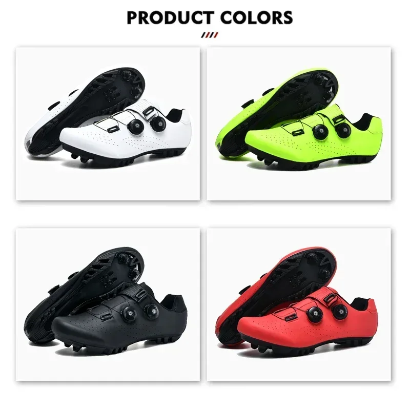 Mtb Cycling Sneaker Men Self-Locking Cleats Racing Road Bike Shoes Mountain Cycling Shoes Speed Flat Sneakers Women Bicycle SPD