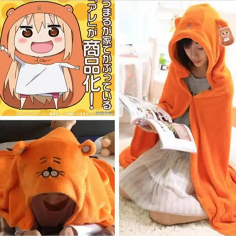 Химото! Плащ Umaru-chan, аниме Umaru chan Doma Umaru, карнавальный костюм, фланелевые плащи, одеяло, мягкая накидка, толстовка