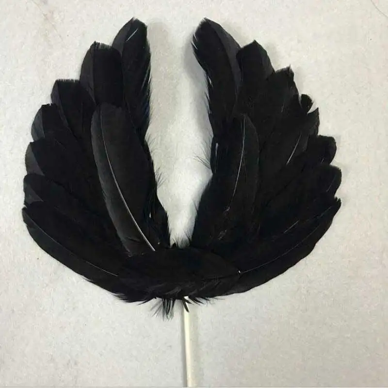 Angel Feather Wing Cake Topper Wedding happy birthday Party cake topper decoration Baking Dessert Cake Top Decoration supplies