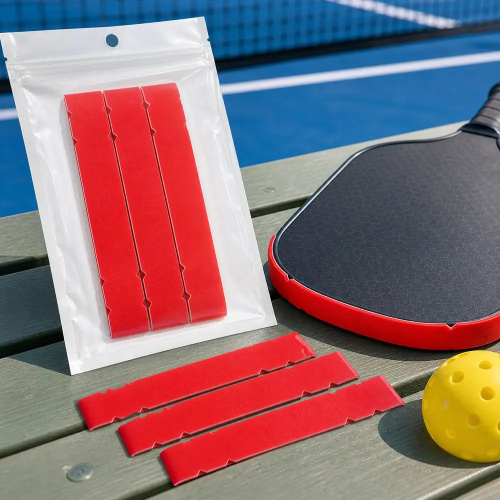 New PU Pickleball Paddle Tape Self Adhesive Flexible Paddle Protection Tape Easy Tear No Residue Racket Edge Tape Beach Rackets