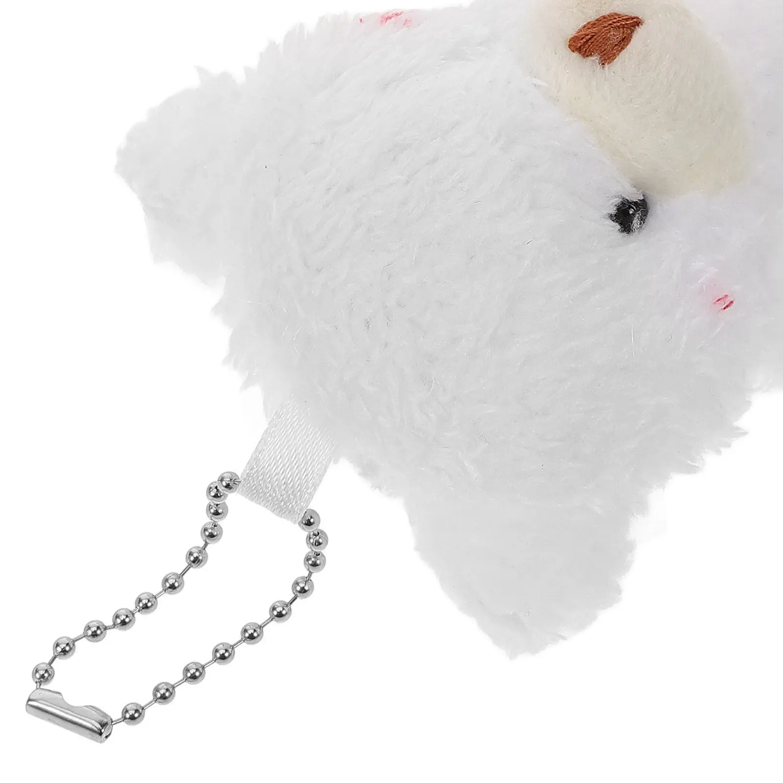 5Pcs Mini Bear Keychain Pendants Fine Craftsmanship Sweet Romantic Decor Portable Lightweight for Keys Backpack Handbag Purse