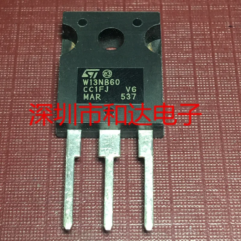 10PCS/Lot W13NB60 STW13NB60  TO-247 600V 13A   New Imported Original 100%Test In Stock Fast Ship