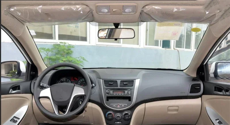 Auto Armaturenbrett Abdeckung Vermeiden Licht Pad Instrument Panel Matte Fall Teppiche für Hyundai Solaris Accent 2011-2017 RB – Detail 7