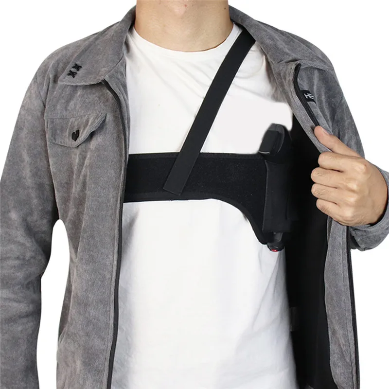 Black Diving Material Underarm Gun Concealed Shoulder Holster Man Outdoor Sports Accessories